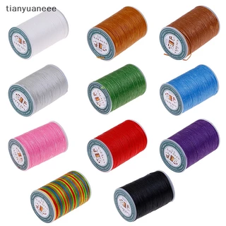 Tianyuaneee 1 PC Wd ด้าย 0.8 มม. 90 ม. โพลีเอสเตอร์เย็บสายไฟสําหรับ Craft Well