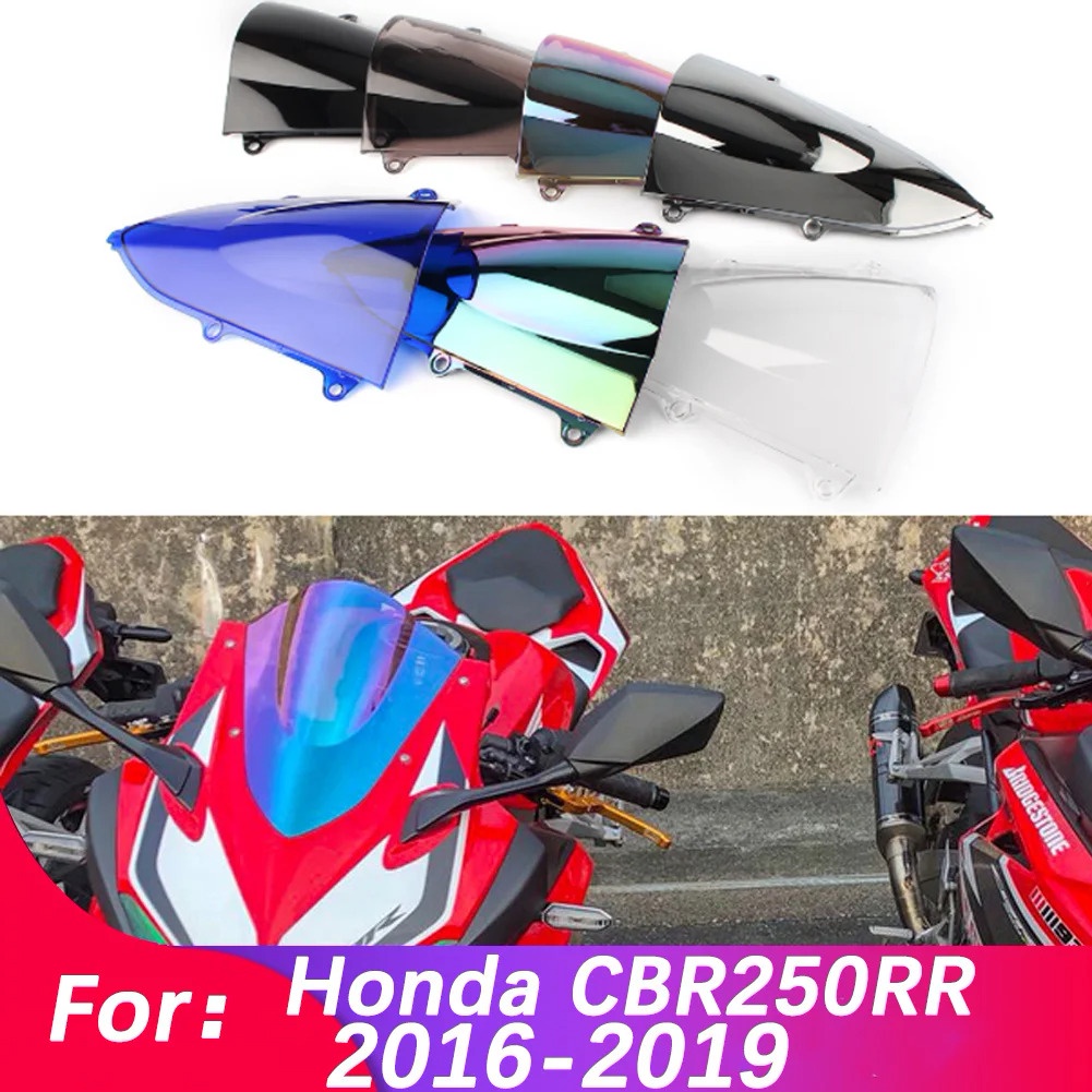 แผ่นเบี่ยงลมกระจกหน้ารถจักรยานยนต์ สําหรับ Honda CBR 250 RR CBR-250RR CBR250 RR CBR250RR 2016 2017 2018 2019