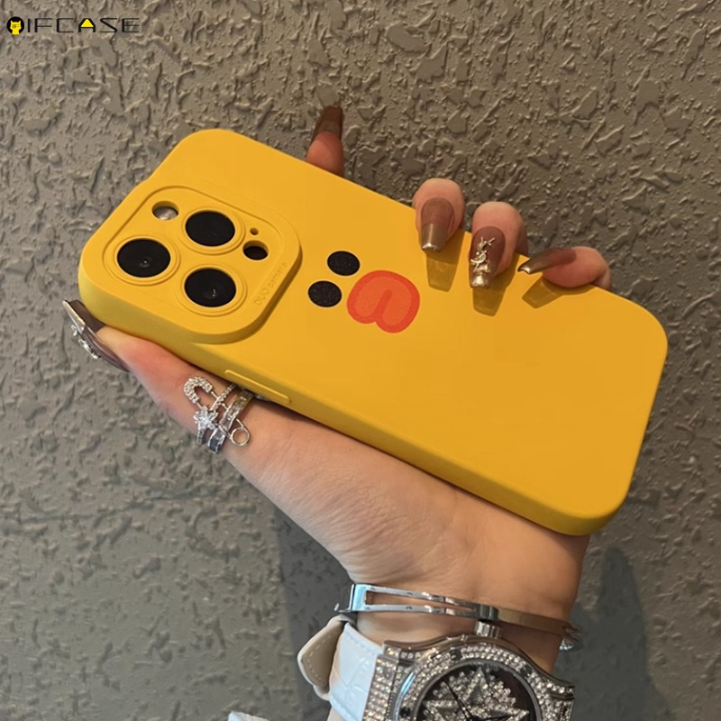 เคสโทรศัพท์มือถือ ซิลิโคนนุ่ม ผิวด้าน ลายการ์ตูนหมี กระต่าย เป็ดสีเหลือง ไก่น่ารัก สําหรับ iPhone 11 Pro XS Max XR X 7 8 6 6s Plus ราคา ถูกที่สุด ดีลบีเคเค แกลเลอรีภาพที่ 4