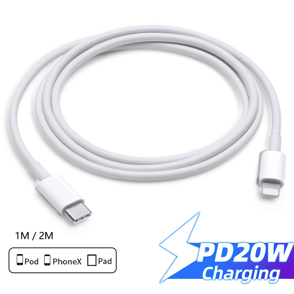 สายชาร์จ USB Type C 20W PD สําหรับ ไอโฟน 13 12 11 Pro Max Mini XR 8 7 6 6s Plus