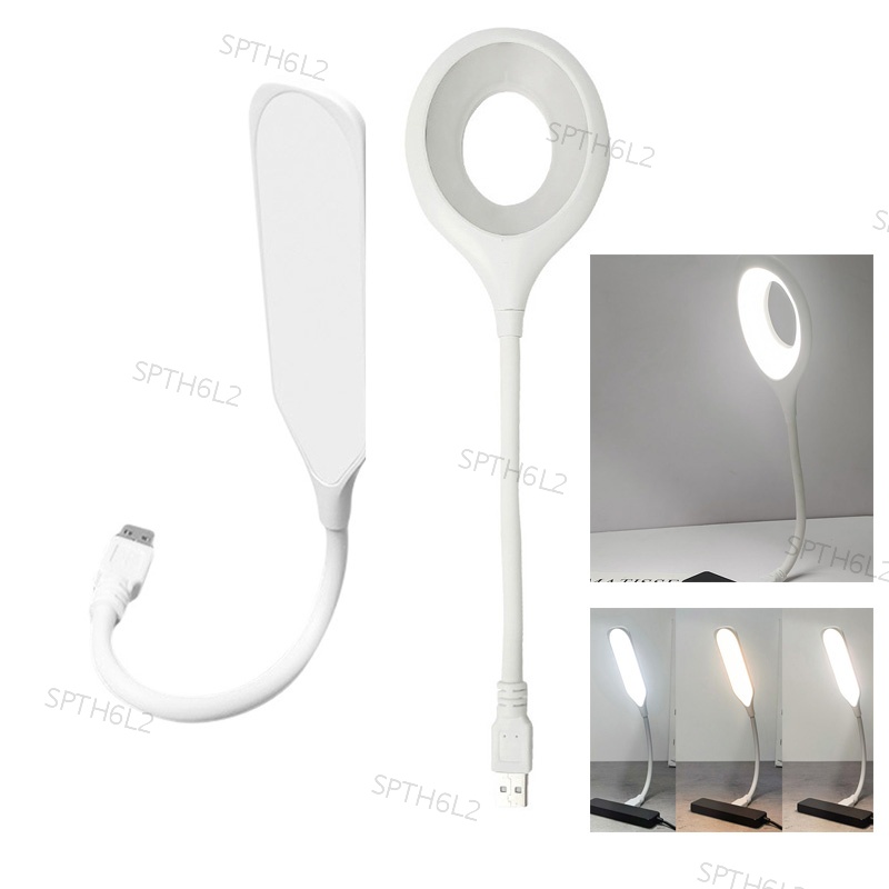 โคมไฟตั้งโต๊ะ Led พอร์ต Usb ขนาดเล็ก แบบพกพา สําหรับนักเรียน อ่านหนังสือ แล็ปท็อป คีย์บอร์ด Pc Powerbank TH6L2
