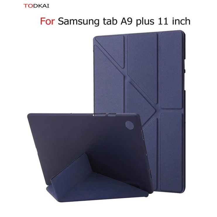 เคส Samsung galaxy tab A9 plus A9 + 11 นิ้ว ตั้งได้ สามทบ ป้องกัน เคสอัจฉริยะ