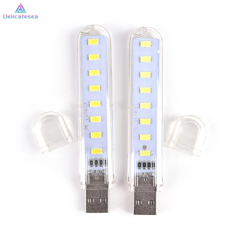 Delicatesea โคมไฟ LED USB 8 ดวง แบบพกพา สำหรับแล็ปท็อปและพีซี thumbnail 9