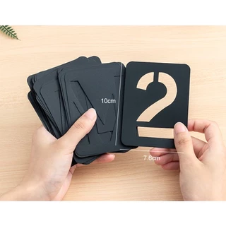 แผ่นแม่แบบพลาสติก ไม้บรรทัดพลาสติกแบบDIY 42ชิ้น ลายตัวอักษร ตัวเลข