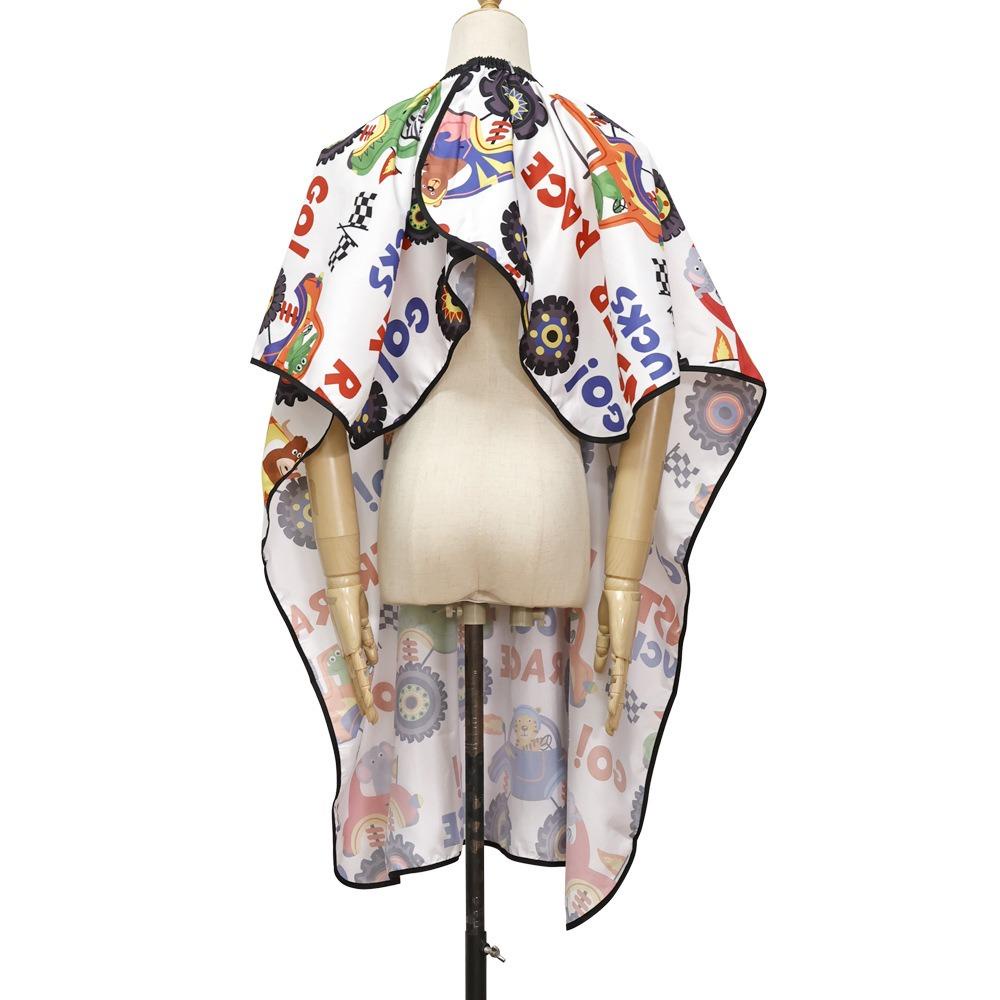 Somedayzl ผ้าคลุมตัดผม ลายการ์ตูนน่ารัก กันน้ํา แบบมืออาชีพ สําหรับเด็ก ร้านตัดผม - รูปที่ 5