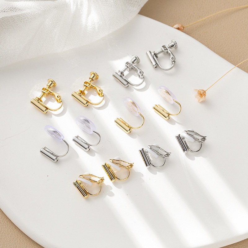 คลิปแปลงต่างหู แบบสกรู แฮนด์เมด DIY