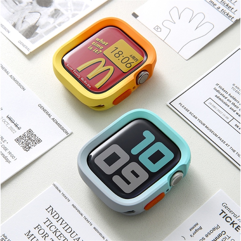 เคสซิลิโคนนิ่ม กันกระแทก สําหรับ Apple Watch Ultra 8 45 มม. 49 iWatch Series 9 7 6 5 SE 49 มม. 44 มม. 40 มม.