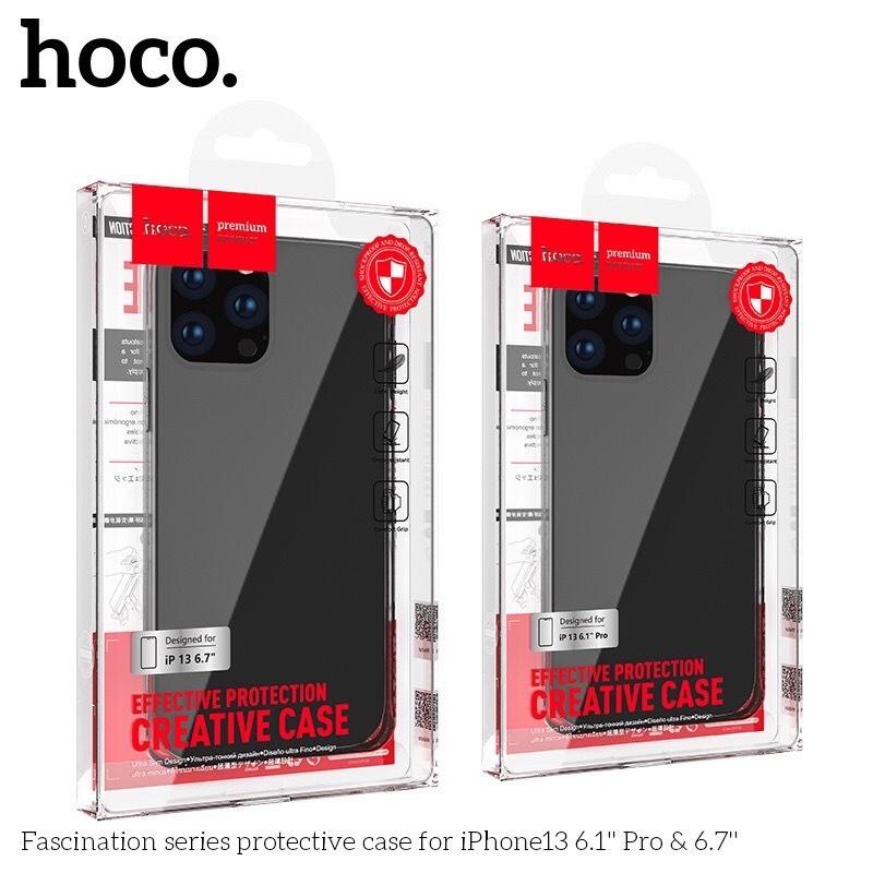 Hoco เคสสีดำ TPU สำหรับไอโฟนทุกรุ่น เคสไอโฟน iPhone15/15Pro/15ProMax/14/13/12/11/x/8/7/6/SE