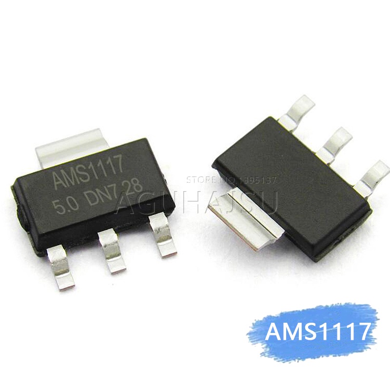 50 ชิ้น AMS1117-5.0 LD1117 LM1117 5.0V 5V SOT223 SMD ใหม่เดิม