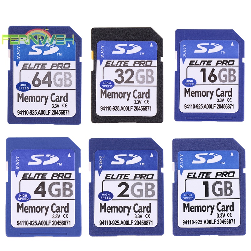 <Fernweh> การ์ดหน่วยความจําดิจิทัล SD 1GB 2GB 4GB 8GB 16GB 32GB 64GB