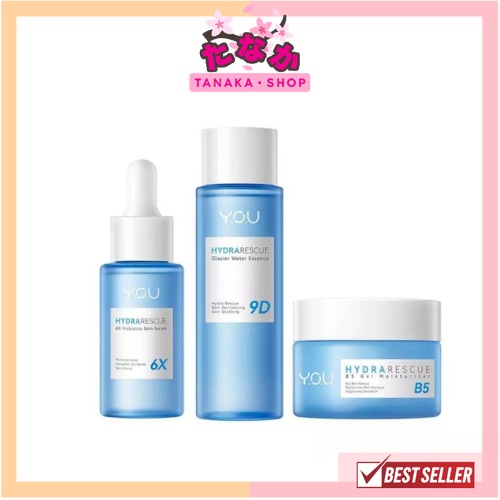 🔥แท้/ดีลสุดคุ้ม/ไลฟ์ทุกวัน🔥YOU HydraRescue (Essence,Serum,Moisturizer) 💦ช่วยให้ผิวชุ่มชื้น💦