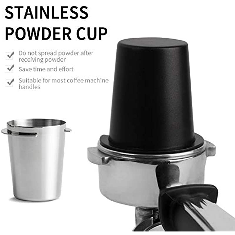 Dosing Cup Coffee Powder / Dosing Ring Portafilter Espresso Coffee Espresso Machine - สีเงิน
