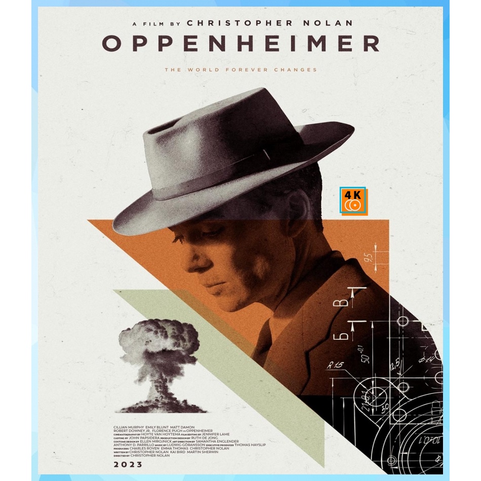 Bluray เสียงไทยมาสเตอร์ หนังบลูเรย์ Oppenheimer (2023) ออพเพนไฮเมอร์
