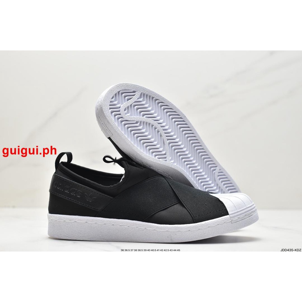 Adidas SUPERSTAR SLIP ON W S Cross Laced-Up Men Women Shoes 35H รองเท้า Hot sales