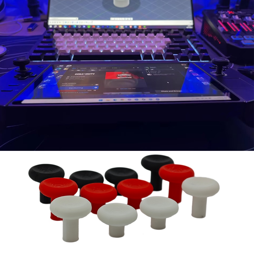 ฝาครอบจอยสติ๊ก สีสันสดใส แบบเปลี่ยน สําหรับ Legion Go Game Handle Controller 1 คู่