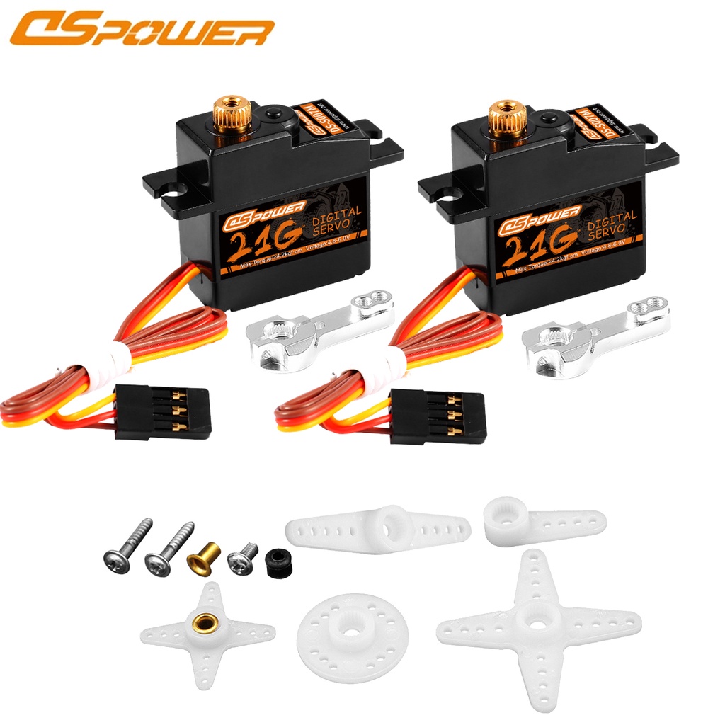 Dspower เซอร์โวเกียร์โลหะ 21 กรัม 4.2 กก. 17 กรัม สําหรับ 1:18 1:16 Hyper Go E-Revo 2 ชิ้น 144001 C2
