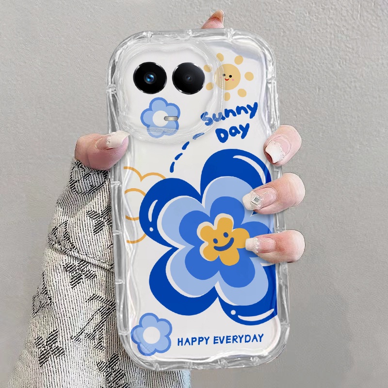 เคส REALME 11 11X 5G ความโปร่งใสสูง เคสโทรศัพท์ใส นิ่ม ความรู้สึกสูง หยักแมว ดอกไม้ ใส เคสโทรศัพท์