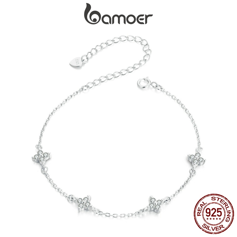 Bamoer سوار خرز فضة 925