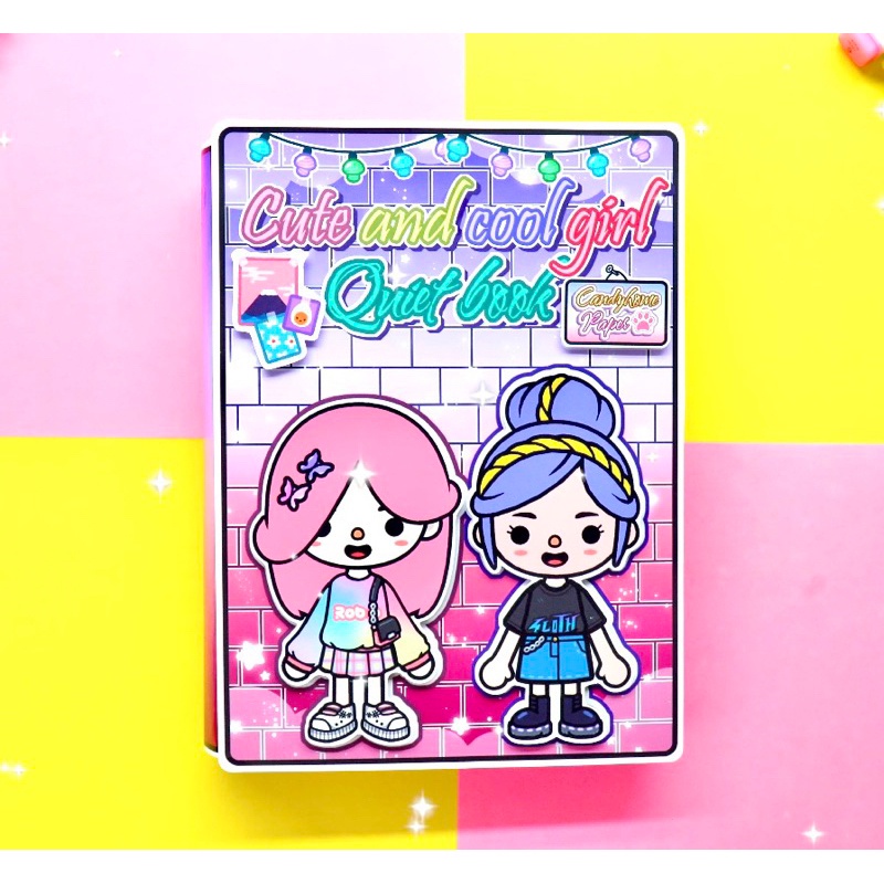 หนังสือ Toca Life World Quiet Book Toca Boca น่ารัก แฟชั่นสําหรับเด็กผู้หญิง บ้านตุ๊กตากระดาษ บ้านของเล่น บ้านตุ๊กตา คุโรมิ หนังสือแฮนด์เมด kuromi ของเล่นเพื่อการศึกษา สําหรับเด็ก toca boca กระดาษ ของเล่น diy เด็ก บ้านตุ๊กตา คุโรมิของเล่นเสริมการเรียนรู้