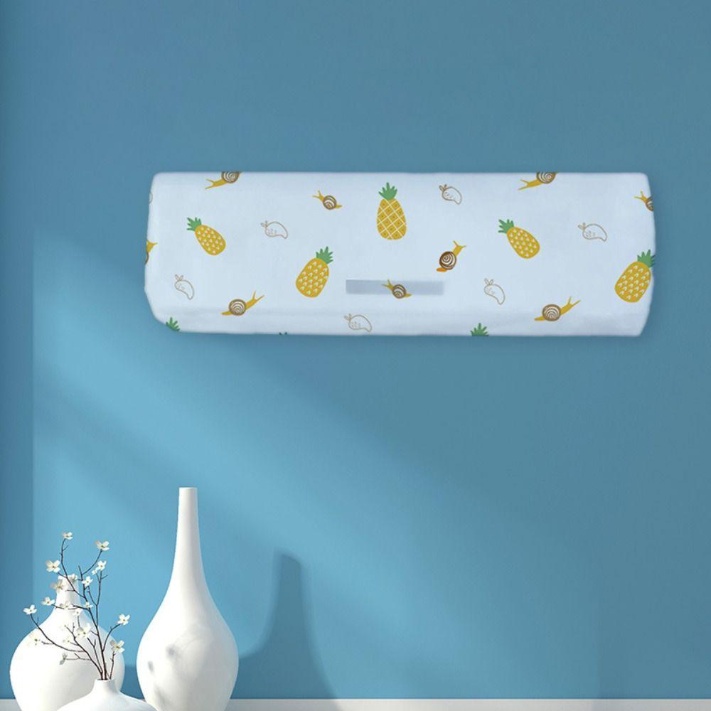 Somedayzl ผ้าคลุมเครื่องปรับอากาศ ป้องกันฝุ่น ยืดหยุ่น ทําความสะอาดง่าย ทนทาน ลายการ์ตูน - รูปที่ 2