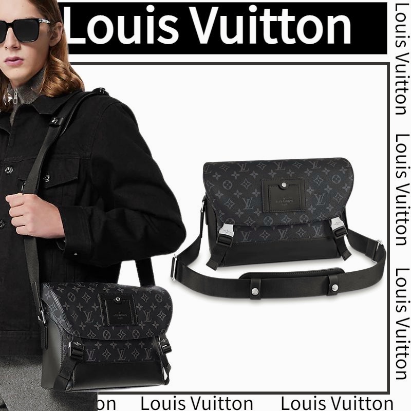 หลุยส์วิตตอง Louis Vuitton VOYAGER ใบเล็ก/กระเป๋าสะพาย/รับประกันของแท้/สินค้าลดราคาปลอดภาษี