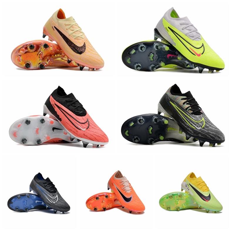 nike Mens Soccer Shoes Phantom GX Elite SG For High Quality Cleats Football Boots futbol child กีฬา