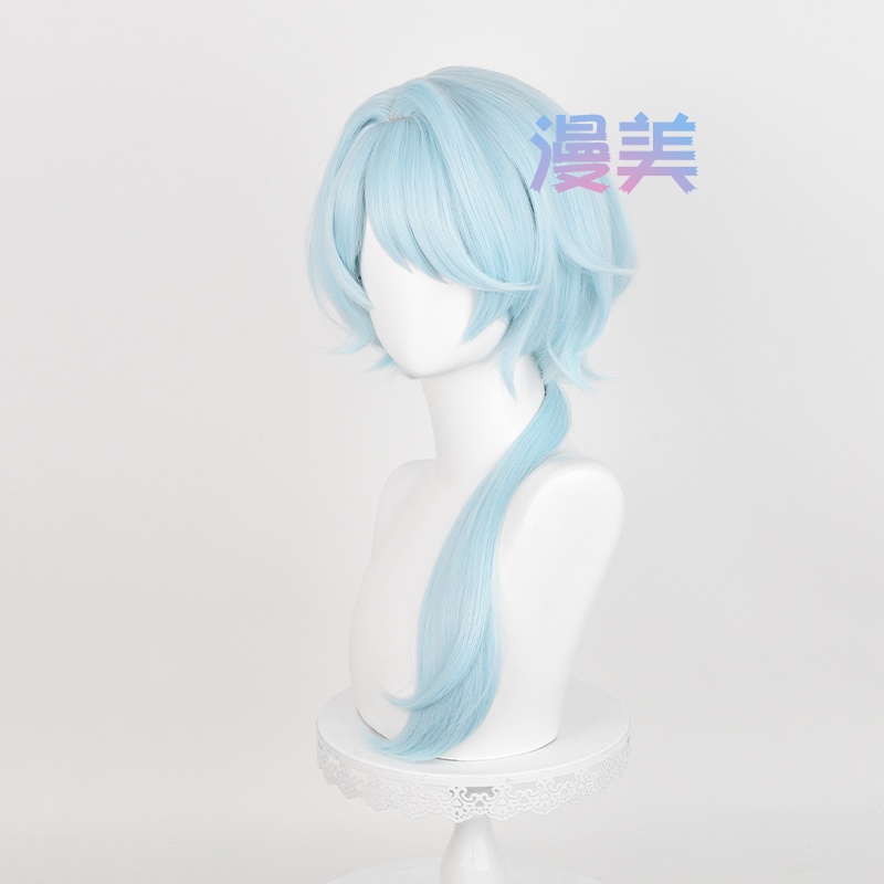 Game Honkai: Star Rail Misha Cosplay Wig 70cm Long Light รูปที่ 3