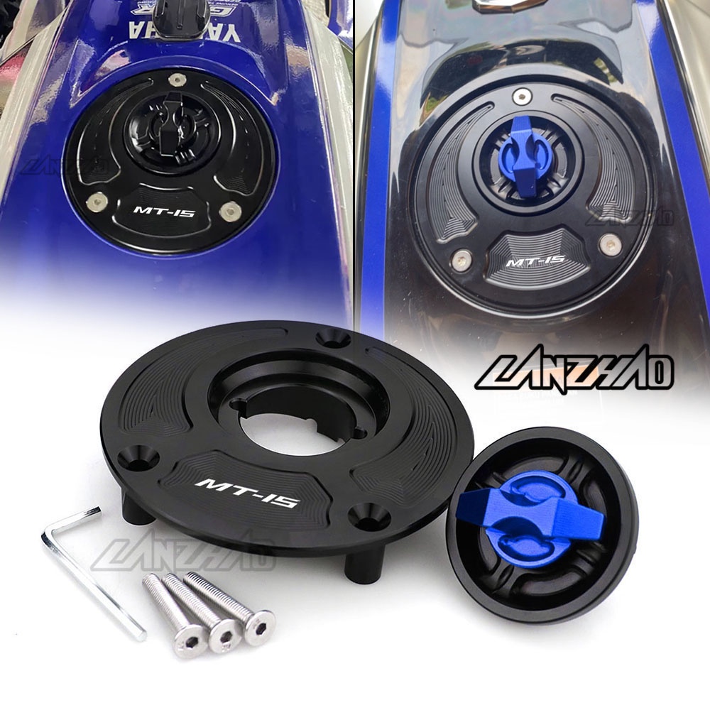 ฝาครอบถังน้ํามันเชื้อเพลิง CNC อุปกรณ์เสริม สําหรับรถจักรยานยนต์ YAMAHA MT15