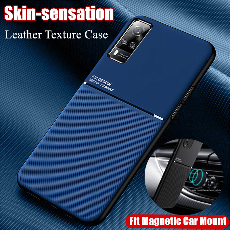 เคสโทรศัพท์มือถือหนัง ฝาพับแม่เหล็ก หรูหรา สําหรับ Vivo Y31 2021 V2036