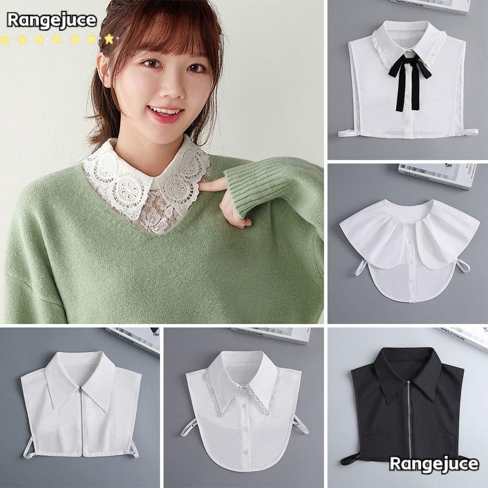Rangejuce ปก, ผ้าฝ้ายวินเทจเสื้อปกปลอม, ผู้หญิงคลาสสิกที่ถอดออกได้เสื้อปกเท็จ
