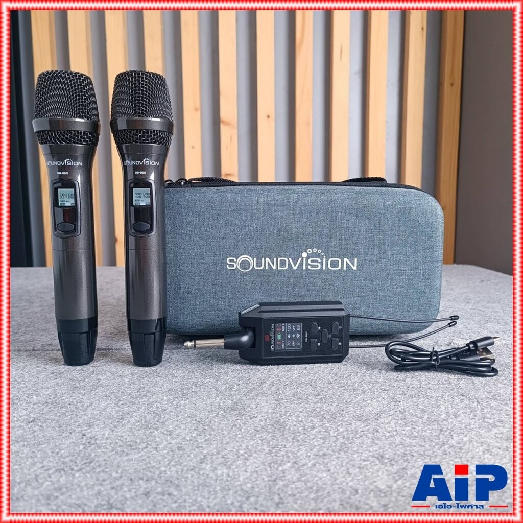 มี 5สี ให้เลือก SOUNDVISION DW-2GO ไมค์ลอยคู่ ดำ / ขาว / ฟ้า / ม่วง / ชมพู / เทา UHF ดิจิตอล ไมโครโฟ