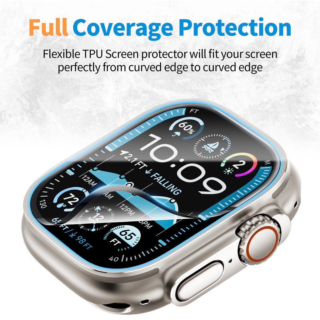 ฟิล์มกระจกนิรภัย / นิรภัยพร้อมเครื่องมือยึด for Apple Watch IWatch Ultra/SE 3 2 Series 11 10 9 8 7 6 49 46 42 45 มม. ราคา ถูกที่สุด ดีลบีเคเค แกลเลอรีภาพที่ 5