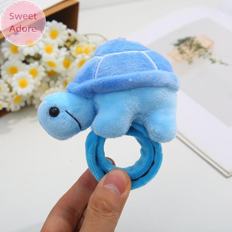SweetAdore การ์ตูนน่ารักสัตว์ตุ๊กตาตุ๊กตาเต่าสายรัดข้อมือสร้อยข้อมือแหวนสําหรับของขวัญเด็ก TH - รูปที่ 3
