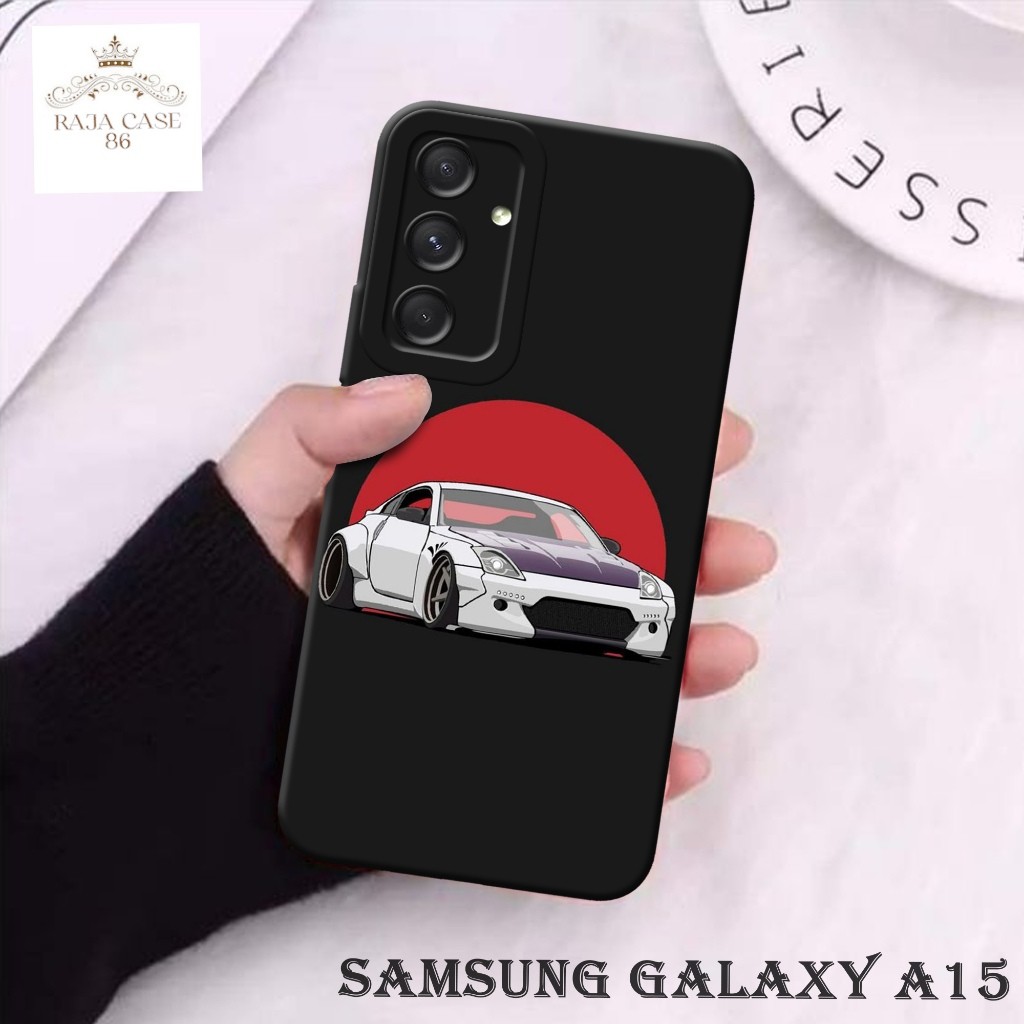 HP เคส Samsung Galaxy A15 4G / 5G ล่าสุด - Rajacase - เคสมือถือ Samsung A15 4G - CAR Softcase Motif 