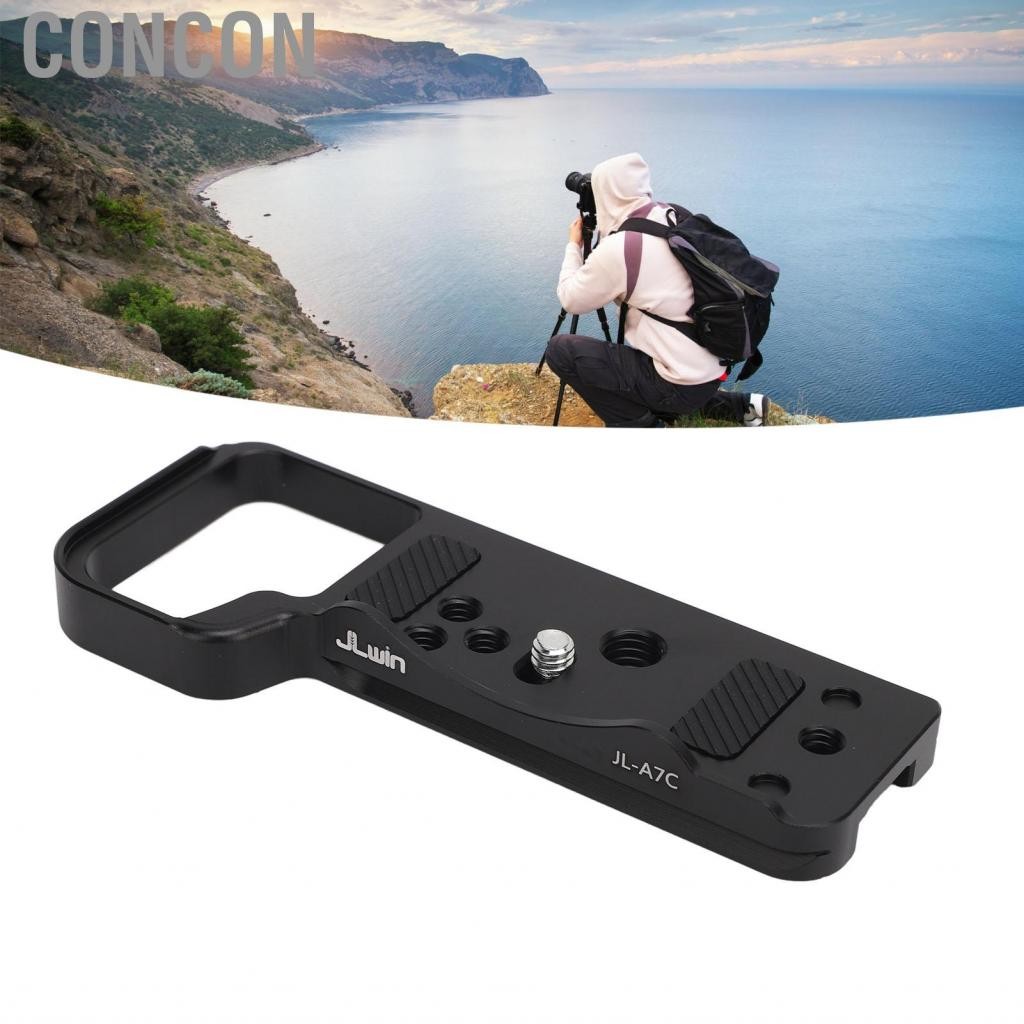 Concon JLWIN CAMERANT PLAST PLATE ปล่อยจานด่วนสำหรับ SONY A7C Aluminum Bracket พร้อม 1/4in 3/8in ARCA Mount