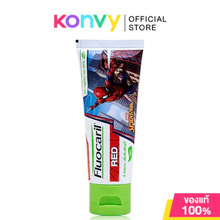 Fluocaril Toothpaste Kids 6 Years+ ฟลูโอคารีล ยาสีฟันสำหรับเด็กอายุ 6 ปีขึ้นไป 65g (Red/Green)