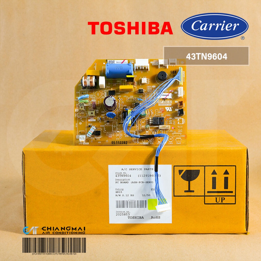 43TN9604 แผงวงจรแอร์ Carrier แผงบอร์ดแอร์แคเรียร์ บอร์ดคอยล์เย็น รุ่น 42TVDA010