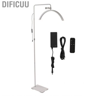 Dificuu Lash Floor Lamp  Half Moon Light  with Phone Holder  for Live Streaming