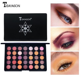 【ALIENBENSON】TEAYASON อายแชโดว์ 35 สี เนื้อแมตต์ มุก สีเอิร์ธโทน ติดทนนาน กันเปื้อน