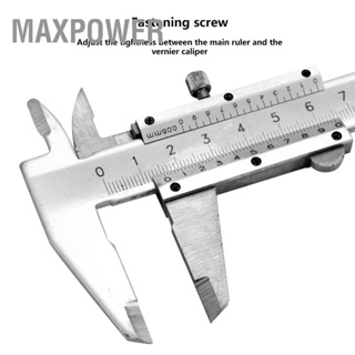 Maxpower ความแม่นยำสูงเหล็กคาร์บอนโลหะ Vernier Caliper ไมโครมิเตอร์วัดเครื่องมือ 0-150 มม