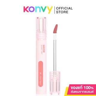 Mei Linda Water Glowy Tint 3.5g #01 Dewy Peach เมลินดา ลิปทินท์ที่ให้สัมผัสบางเบาชุ่มชื้น.