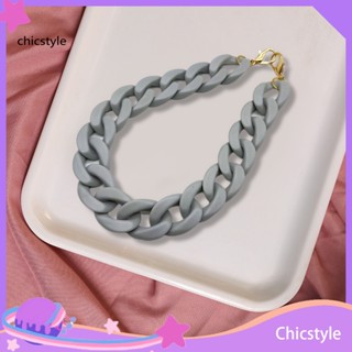 Chicstyle สายโซ่อะคริลิค ขนาด 60 ซม. ทนทาน แบบเปลี่ยน สําหรับกระเป๋าถือ กระเป๋าสะพายไหล่ กระเป๋าเมสเซนเจอร์