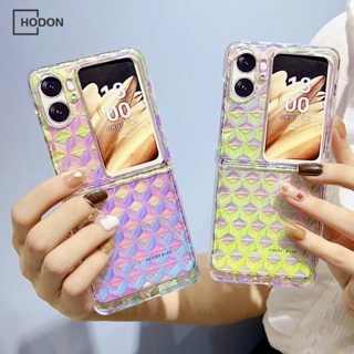 เคสโทรศัพท์มือถือ ไล่โทนสี เลเซอร์ สําหรับ OPPO Find N2 Flip n2flip 5G