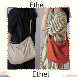 Ethel1 กระเป๋าสะพายข้าง ผ้าไนล่อนนุ่ม ความจุขนาดใหญ่ สําหรับนักเรียน