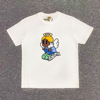 พร้อมส่ง ลดกระหน่ํา เสื้อยืดแขนสั้น พิมพ์ลายการ์ตูนกราฟฟิติ Villain ทรงหลวม ขนาดใหญ่ สไตล์อเมริกัน ไซซ์ S-3XL สําหรับผู้ชาย และผู้หญิง