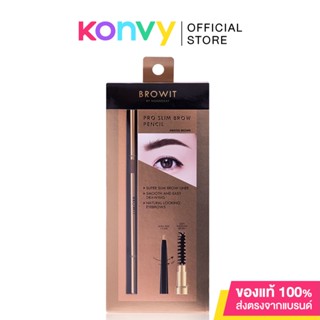 Browit Pro Slim Brow Pencil 0.06g #Wood Brown [Y2021].