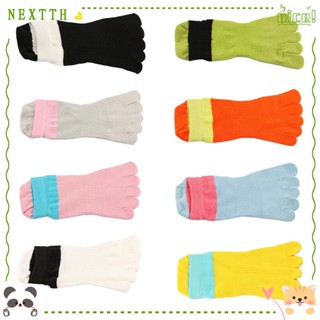 Nextth ถุงเท้าห้านิ้ว ใส่สบาย 8 สี ระบายอากาศ สําหรับผู้หญิง