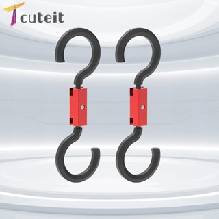 Tcuteit ตะขอ ABS หมุนได้ 360 องศา สําหรับติดภายในรถยนต์ 2 ชิ้น