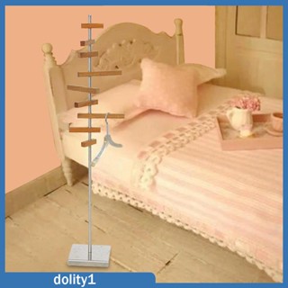 [Dolity1] ชั้นแขวนเฟอร์นิเจอร์โลหะ สําหรับบ้านตุ๊กตา สเกล 1/6 DIY