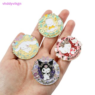 SANRIO Vhdd เข็มกลัด รูปการ์ตูน Kuromi Hello Kitty Pochacco Cinnamoroll เครื่องประดับ สําหรับเด็ก